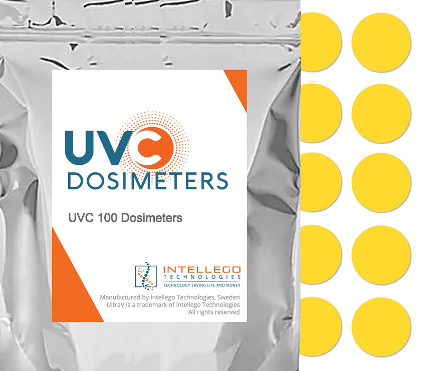 UVC 100 dosimeters